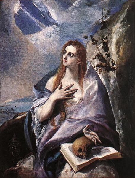 GRECO, El The Magdalene fhg oil painting picture